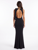 Elegant Sleeveless Tie-Shoulder Maxi Dress